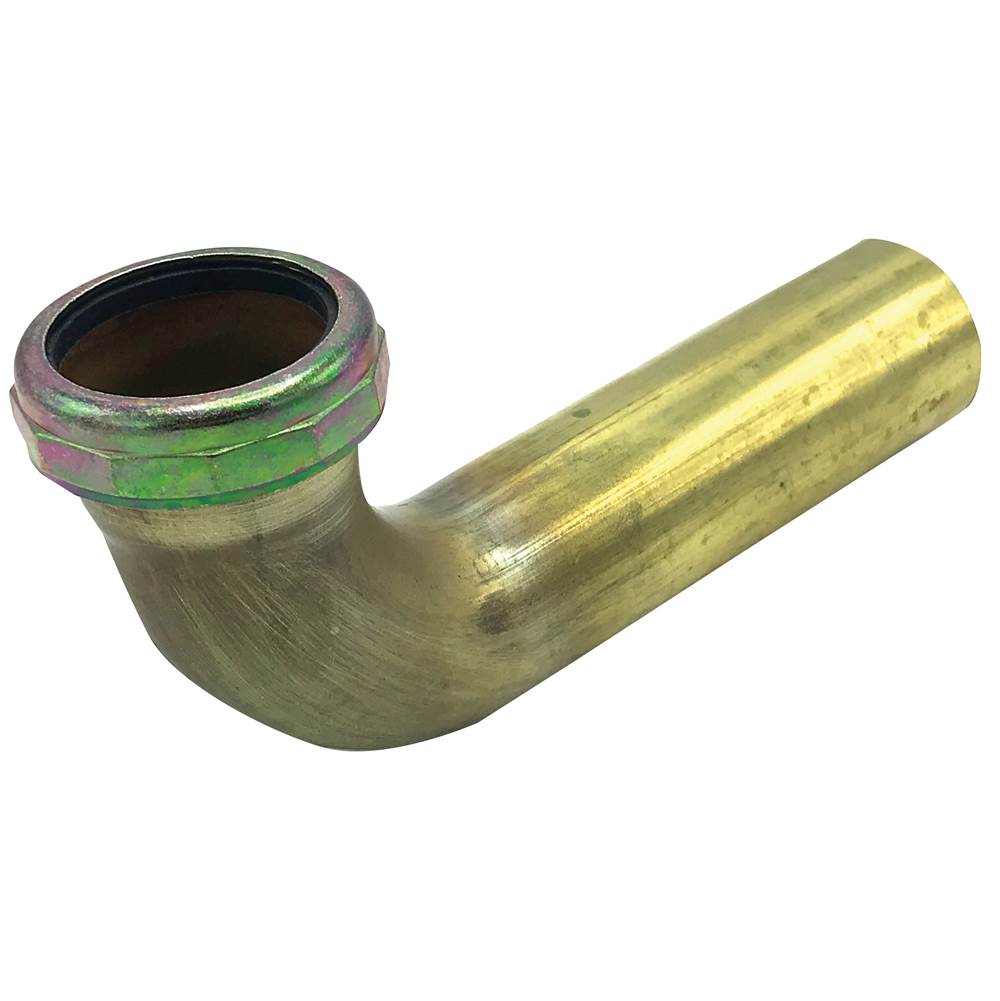 WAL-RICH Wal-Rich 0101016 slip joint waste bend 1 1/2 inches x 24 inches rough brass