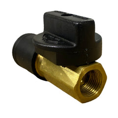 WAL-RICH Wal-Rich 2861002 Quick-Connect Shut Off Valve 3/8 inches Quick-Connect X 3/8 inches FIP