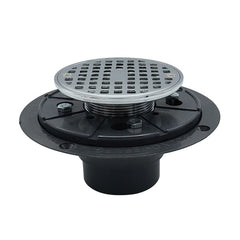 WAL-RICH Wal-Rich 0523014 Pvc Shower Pan Liner Drain With Chrome-Plated Brass Strainer 12 Pack