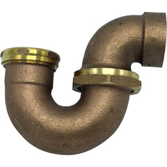 WAL-RICH Wal-Rich 1212000 1 1/2 inches Rough Brass L.A. Trap Sweat