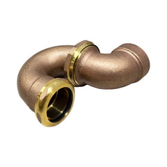 WAL-RICH Wal-Rich 1212000 1 1/2 inches Rough Brass L.A. Trap Sweat