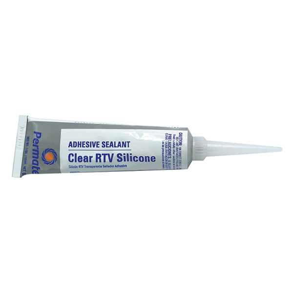 WAL-RICH Wal-Rich 1011034 Permatex 3 Oz. Clear Silicone Adhesive Sealant 12-Pack