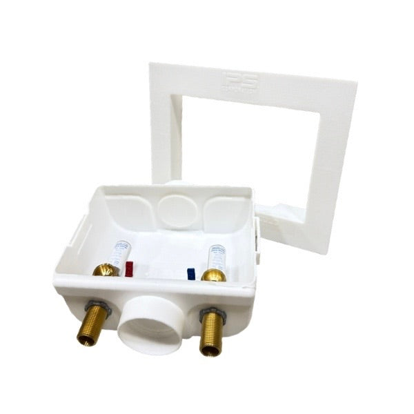 WAL-RICH Wal-Rich 0431010 washing machine box with 1/4-inch turn valves with arresters 10 pack
