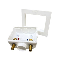WAL-RICH Wal-Rich 0431010 washing machine box with 1/4-inch turn valves with arresters 10 pack