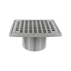 WAL-RICH Wal-Rich 0523024 2″ brass shower strainer for shower pan liner drain (square) 12 pack