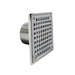 WAL-RICH Wal-Rich 0523024 2″ brass shower strainer for shower pan liner drain (square) 12 pack
