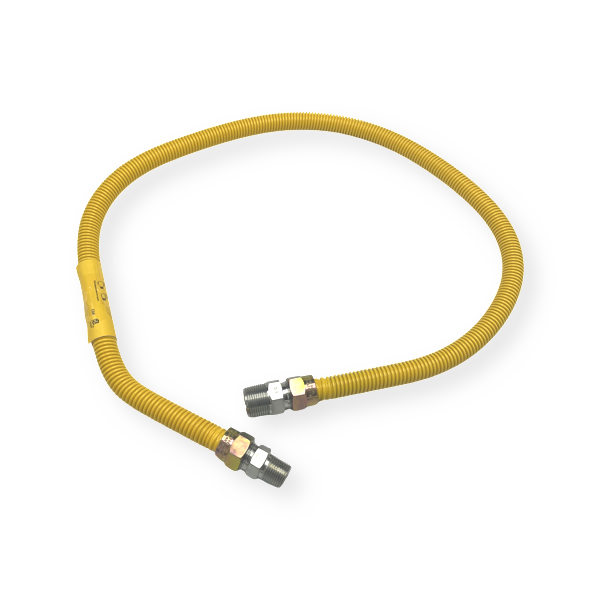 WAL-RICH Wal-Rich 0813012 3/4″M x 1/2″M x 48″ Stainless Steel Gas Range Connector