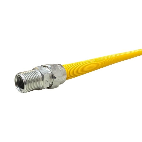 WAL-RICH Wal-Rich 0813012 3/4″M x 1/2″M x 48″ Stainless Steel Gas Range Connector