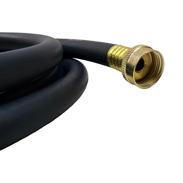 WAL-RICH Wal-Rich 0802508 8 feet heavy duty rubber washing machine inlet hose 1/2 inch ID 3/4 inch connection replacement 27-13008