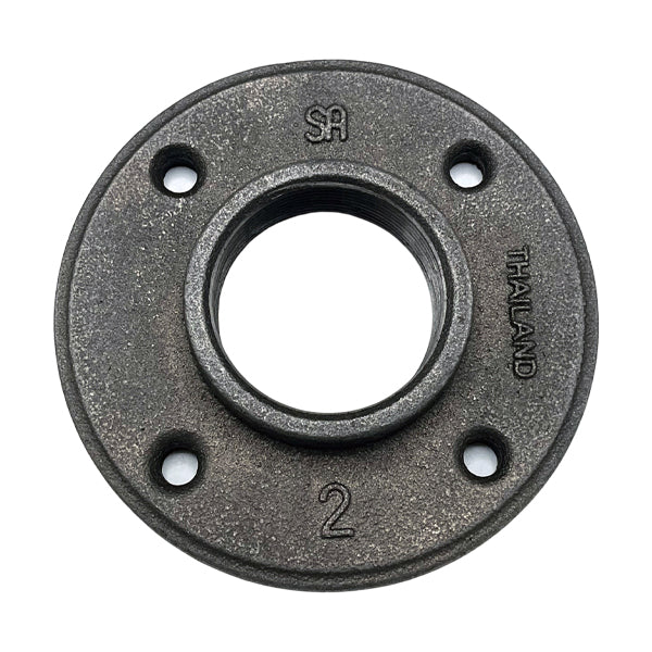 WAL-RICH Wal-Rich 2511018 Malleable Iron Railing Flange 2 inch