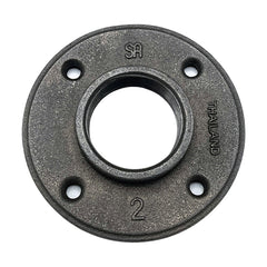 WAL-RICH Wal-Rich 2511018 Malleable Iron Railing Flange 2 inch