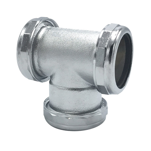 WAL-RICH Wal-Rich 1504004 1 1/2″ Chrome-Plated Slip Tee