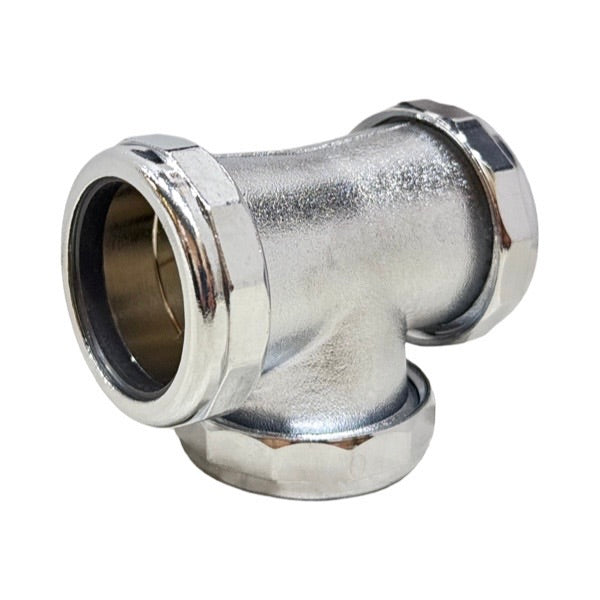 WAL-RICH Wal-Rich 1504004 1 1/2″ Chrome-Plated Slip Tee