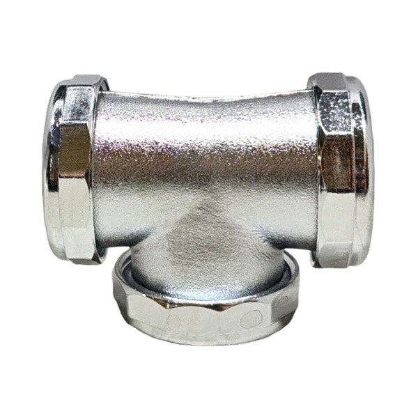 WAL-RICH Wal-Rich 1504004 1 1/2″ Chrome-Plated Slip Tee