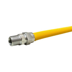 WAL-RICH Wal-Rich 0813016 3/4″M X 1/2″M X 72″ Stainless Steel Gas Range Connector