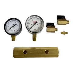 WAL-RICH Wal-Rich BDGT-5 gas test kit with double-tapped manifold 5 psi 2 1/2 inch gauge 1 pack