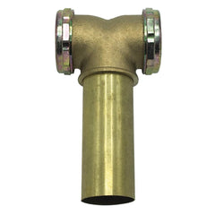 WAL-RICH Wal-Rich 1509002 Twin Ell 1 1/2 inch Rough Brass 6 Pack