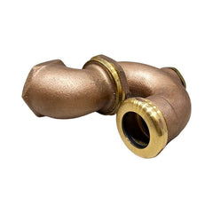 WAL-RICH Wal-Rich 1212004 1 1/2 inches x 1 1/4 inches Rough Brass L.A. Trap With Cleanout