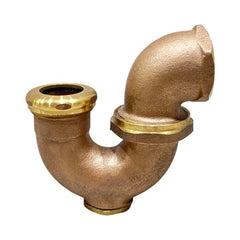 WAL-RICH Wal-Rich 1212004 1 1/2 inches x 1 1/4 inches Rough Brass L.A. Trap With Cleanout