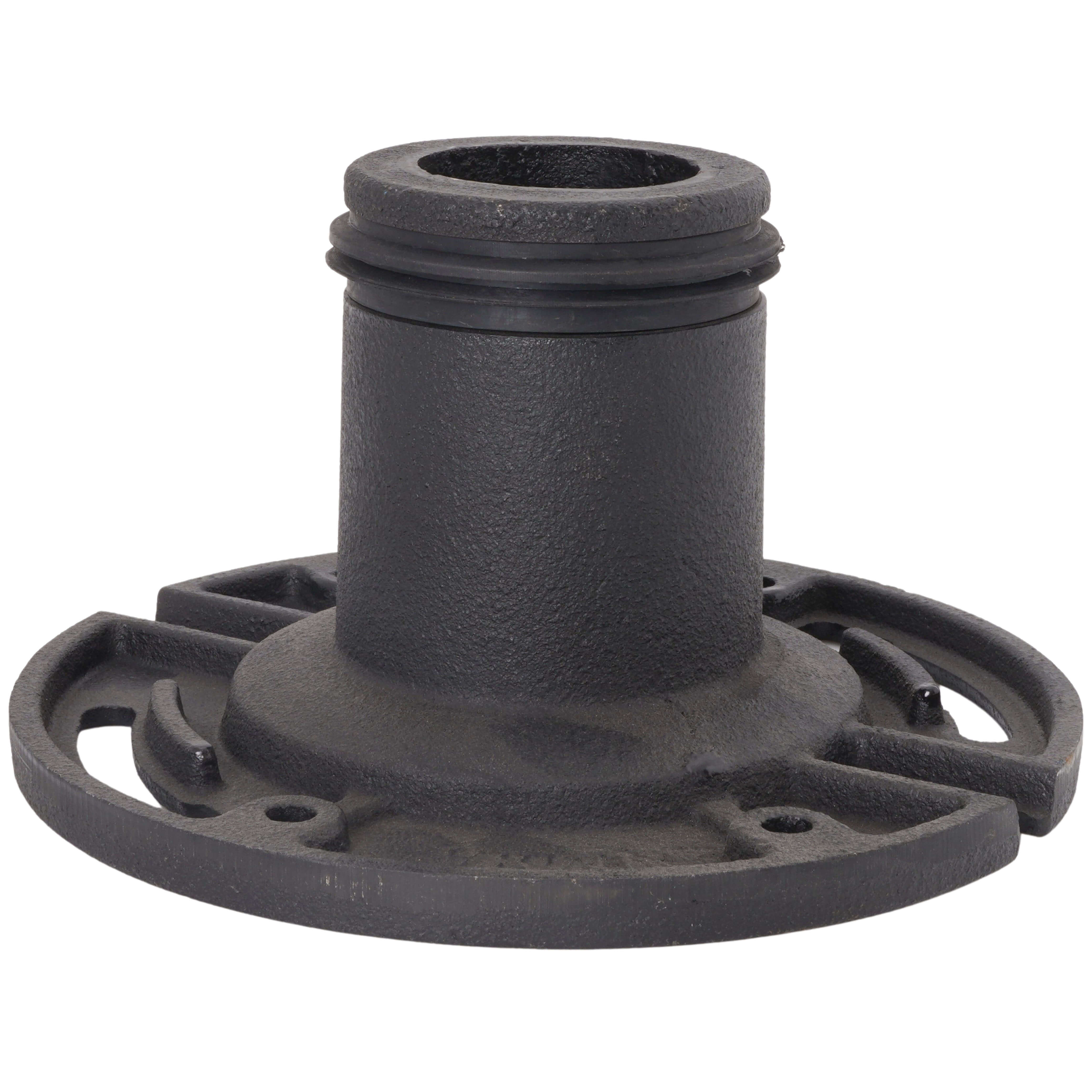WAL-RICH Wal-Rich 1349500 3 inches x 4 inches Push-In Cast Iron Closet Flange 4 Pack