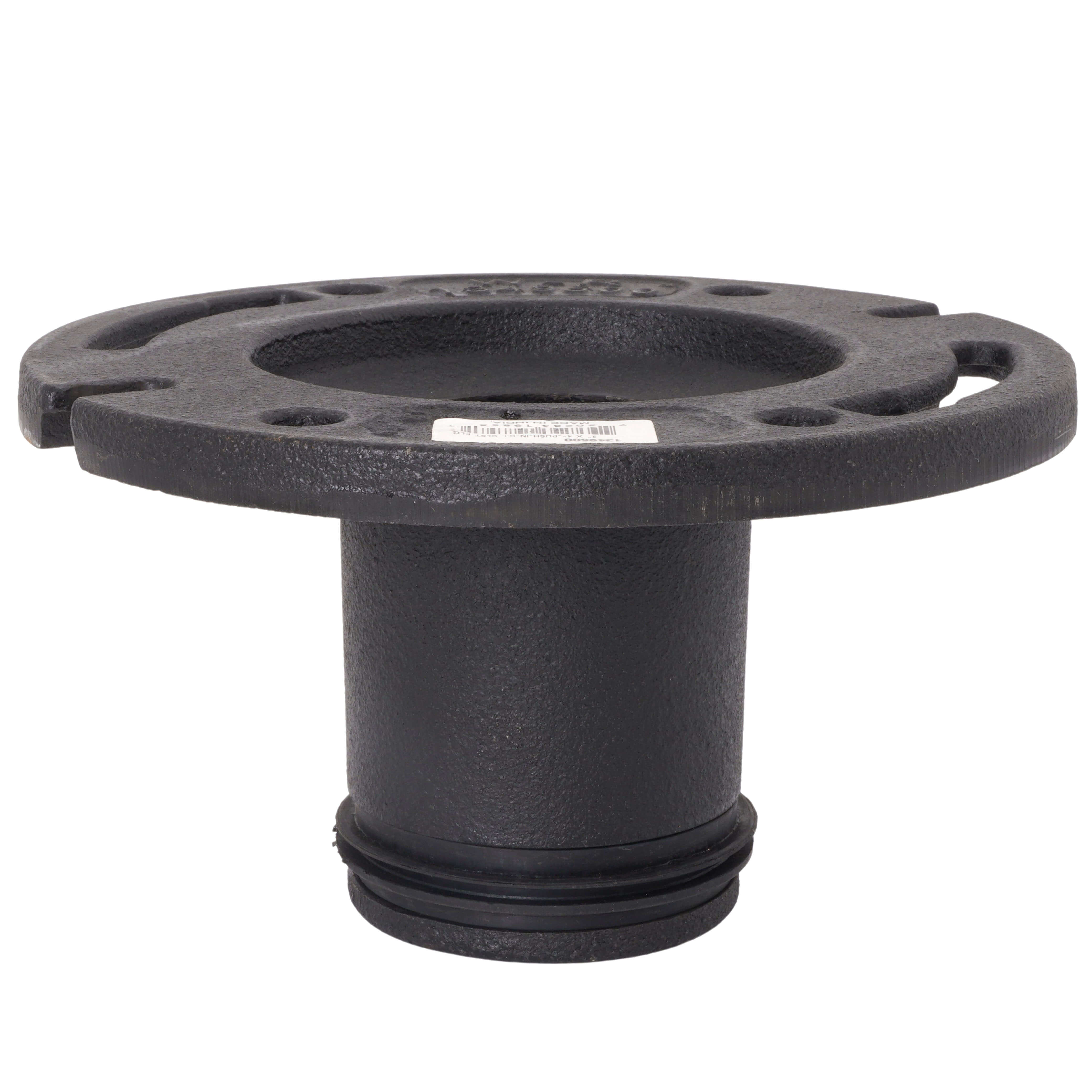 WAL-RICH Wal-Rich 1349500 3 inches x 4 inches Push-In Cast Iron Closet Flange 4 Pack