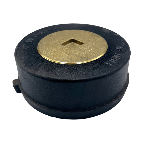 WAL-RICH Wal-Rich 2423306 6″ push-on cleanout less gasket (service weight) with countersunk plug