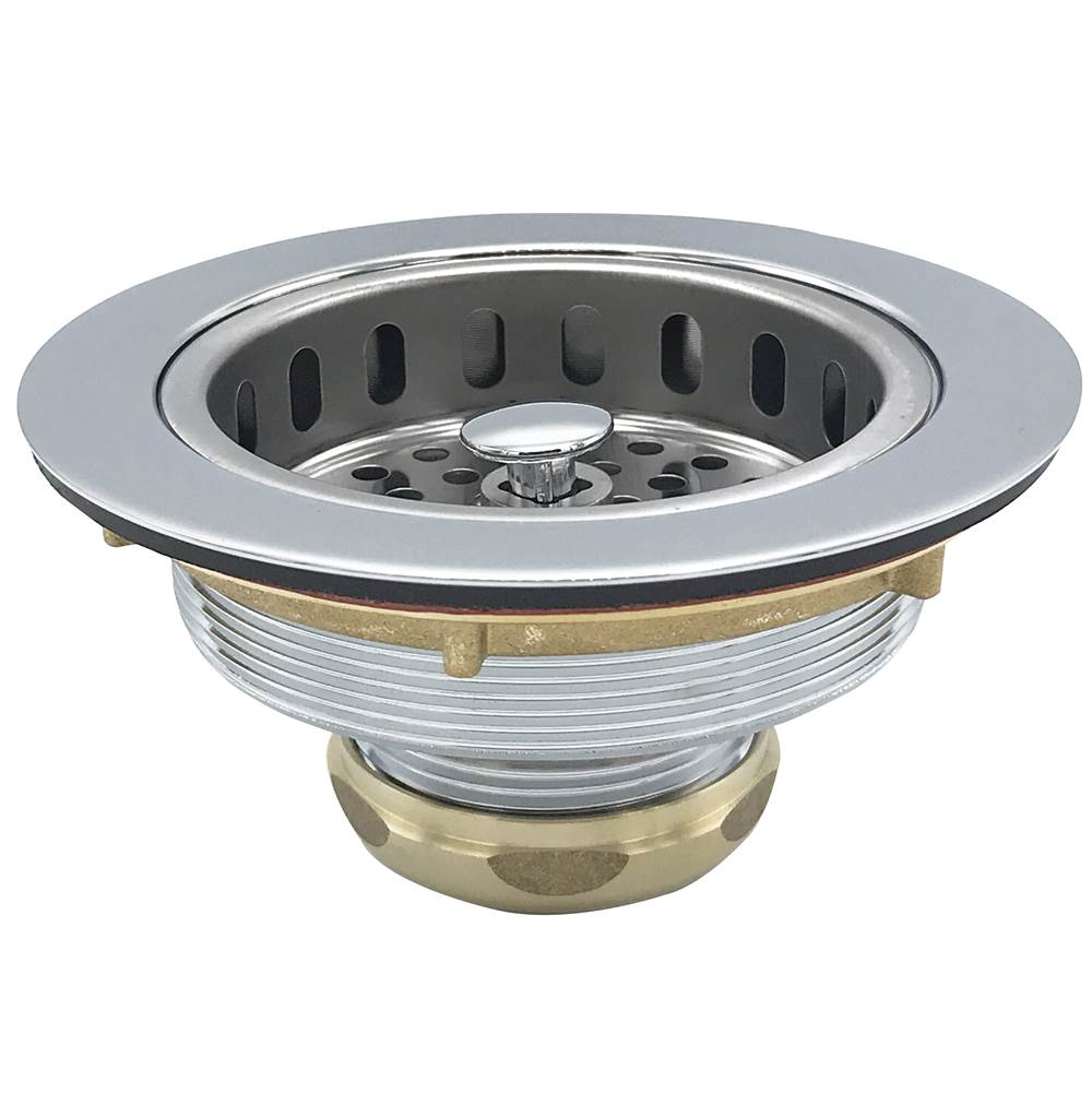 WAL-RICH Wal-Rich 0515004 Cast Brass Duo Heavy Strainer