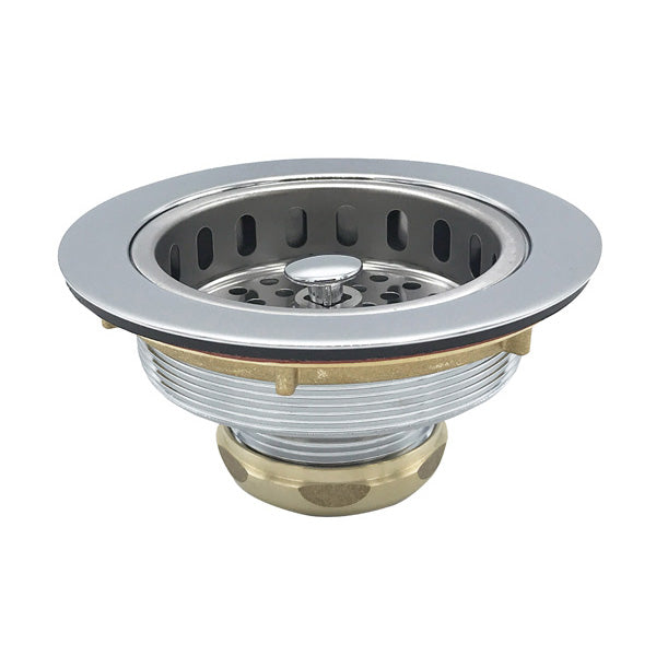 WAL-RICH Wal-Rich 0515004 Cast Brass Duo Heavy Strainer