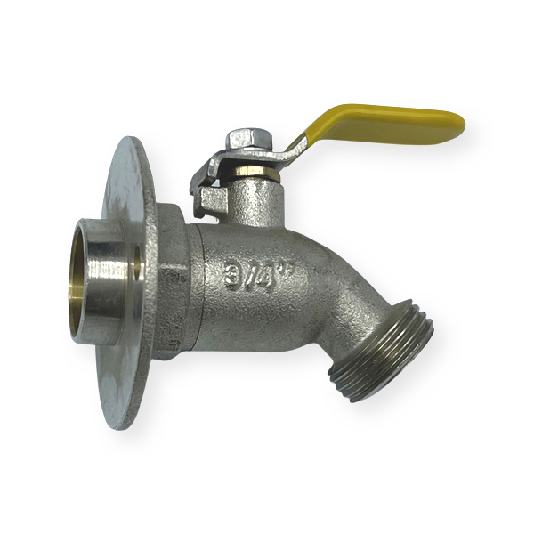 WAL-RICH Wal-Rich 0407054 3/4 inchesCTS Chrome-Plated Quarter Turn Sillcock