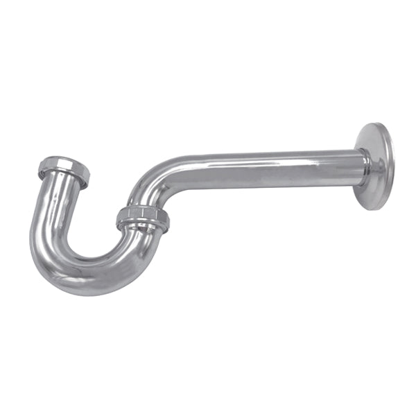 WAL-RICH Wal-Rich 1205006 1 1/4″ chrome-plated “p” trap less cleanout