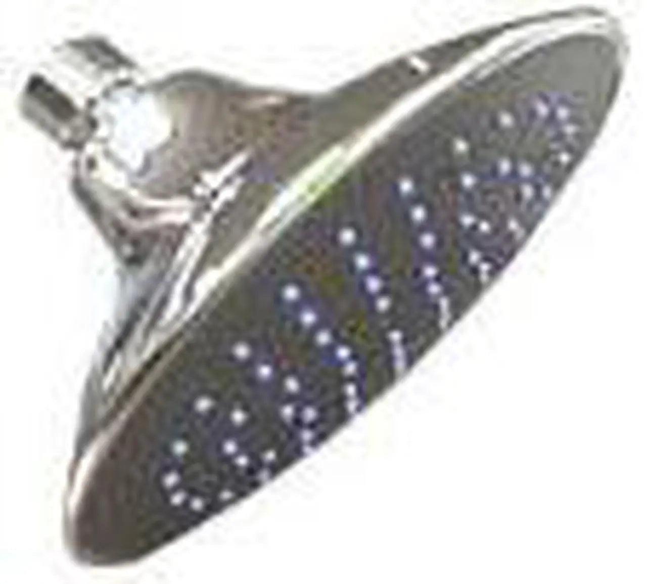 WAL-RICH Wal-Rich 0608007 6 inches Chrome-Plated Rain Head With Brass Ball Joint