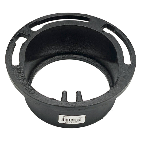 WAL-RICH Wal-Rich 1349115 4 inches x 2 inches inside caulk cast iron offset closet flange
