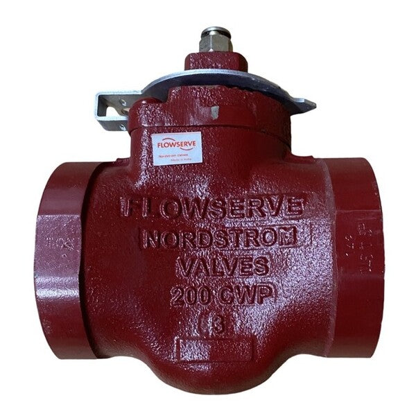 WAL-RICH Wal-Rich 0425002 3 inches Nordstrom/Flowserve #142 Lubricated Plug Valve (FIP x FIP) Tamperproof