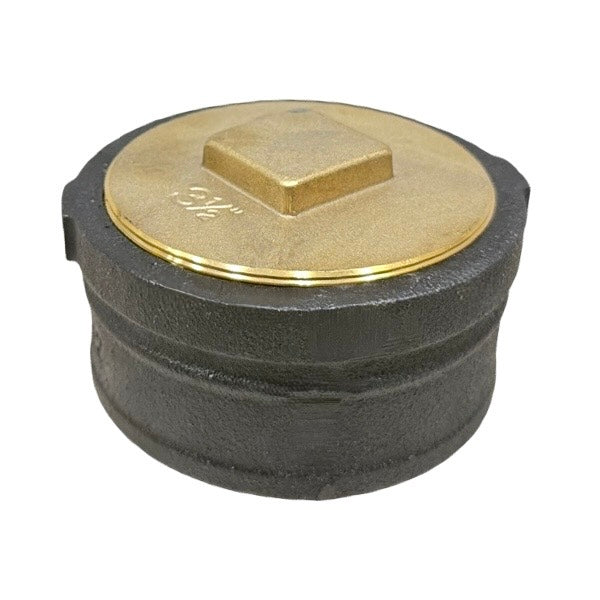 WAL-RICH Wal-Rich 2423906 4 inch Cast Iron No-Hub Cleanout