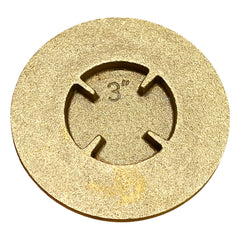 WAL-RICH Wal-Rich 1742005 3 inches Brass Plug With Washer For Fill Box
