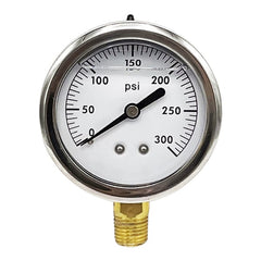 WAL-RICH Wal-Rich 1712608 liquid filled gauge 300 PSI 2 1/2 inch