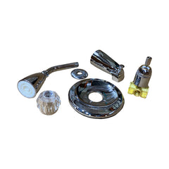 WAL-RICH Wal-Rich 4703002 Single Lever Shower Body Set With Round Acrylic Handle