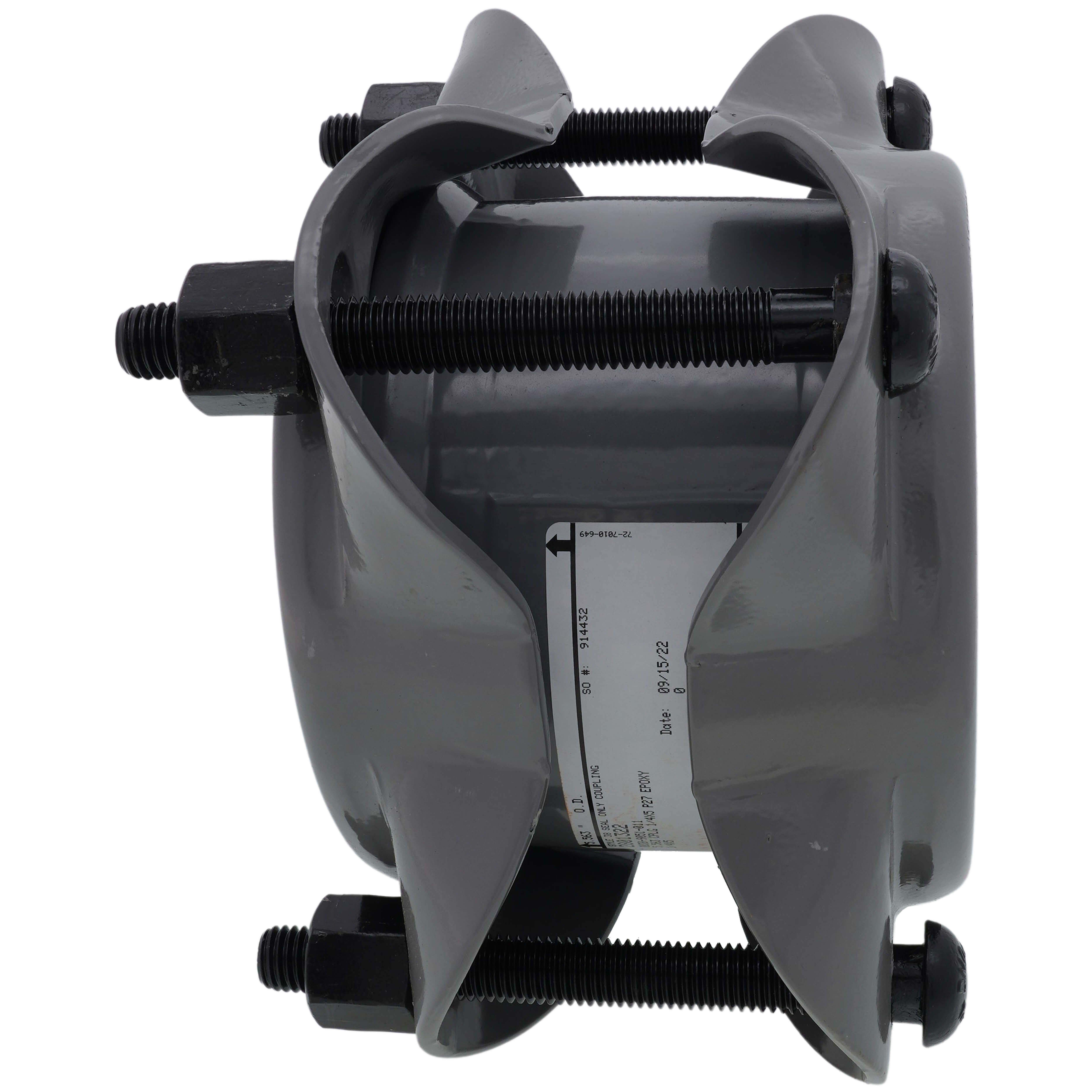WAL-RICH Wal-Rich 2801322 5 inches IPS Style 38 Water Service Dresser Coupling for Steel Pipe (Plain)