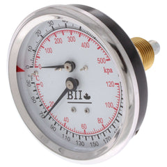 BOSHART Boshart TR30-CB2S-60/250 1/2 inches NPT 3 inches face temperature & pressure gauge short tridicator