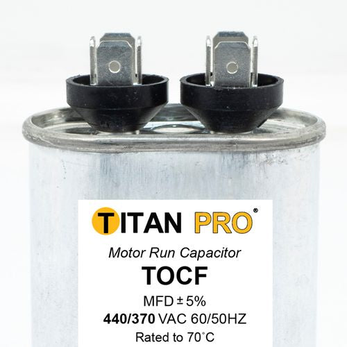 DIVERSITECH Diversitech TOCF12.5 run capacitor 440/370V 12.5 MFD oval single section