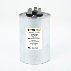 DIVERSITECH Diversitech TRCFD4575 run capacitor 45/7.5 mfd 440/370V dual round Titan Pro