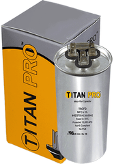 DIVERSITECH Diversitech TRCFD4575 run capacitor 45/7.5 mfd 440/370V dual round Titan Pro