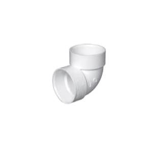 CHARLOTTE PIPE Charlotte Pipe PVC-331-1-1/2 Short Turn Vent Elbow 90 deg 1-1/2 in Hub x 1-1/2 in Hub