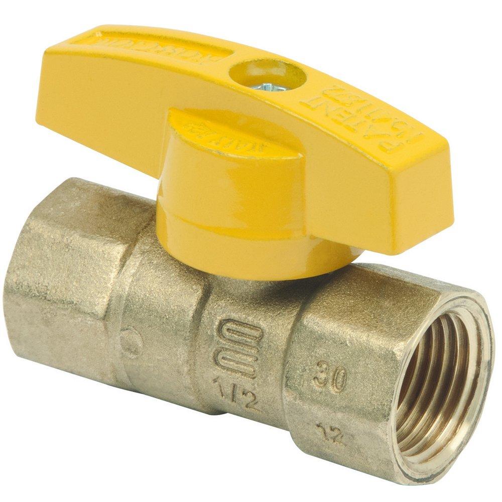 BRASSCRAFT Brasscraft TBV8 TBV Series T-Handle Gas Ball Valve 1/2 in. FIPT