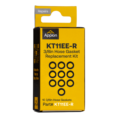 APPION TOOLS Appion Tools KT11EE-R MegaFlow hose gasket kit 3/8 inch FL 10 pack