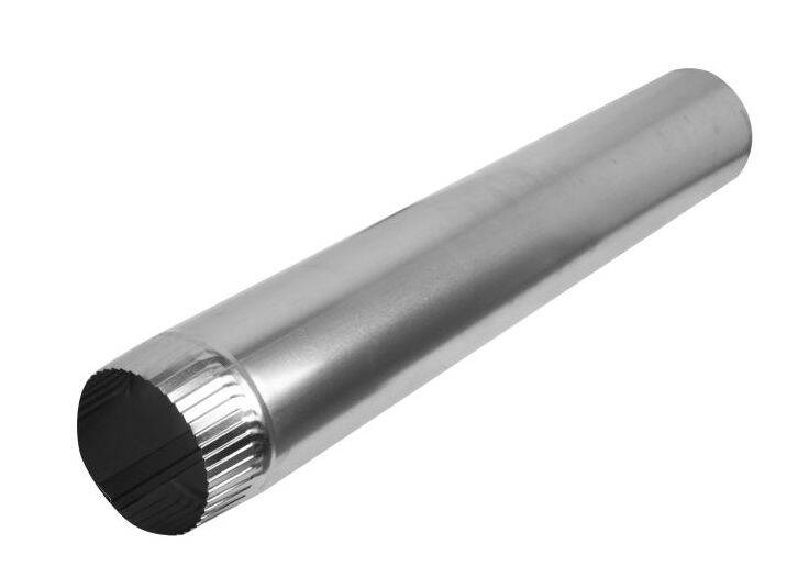 DUNDAS JAFINE Dundas Jafine P4E20ZW round snap lock pipe 4 in x 2 ft