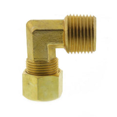 JONES STEPHENS Jones Stephens C74-086 3/8 inches OD x 3/8 inches MIP Brass Compression Elbow