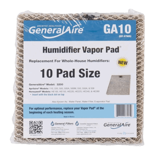 GENERALAIRE Generalaire 7905 GA10 vapor pad 3200 humidifier