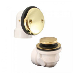 JONES STEPHENS Jones Stephens B07-116 bath waste standard half kit toe pop-up drain with 2 hole face plate
