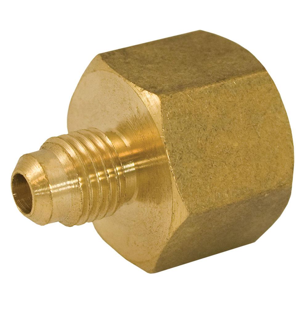 JONES STEPHENS Jones Stephens F40101 Brass Reducing Coupling 5/8 x 3/4 in